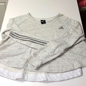 Adidas Youth Girls Crop Sweatshirt